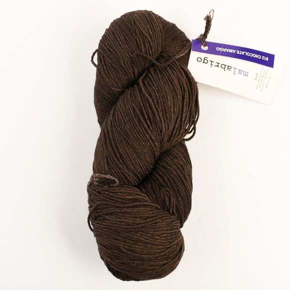 Malabrigo Sock Yarn Merino Wool 440 Yards 3.5 Oz Color Chocolate Amargo - Picture 1 of 3